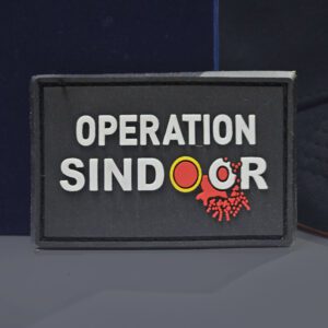 OVERALL SILICON BADGE 3D  WITH VELCROW