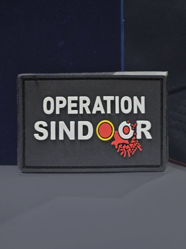 OVERALL SILICON BADGE 3D  WITH VELCROW