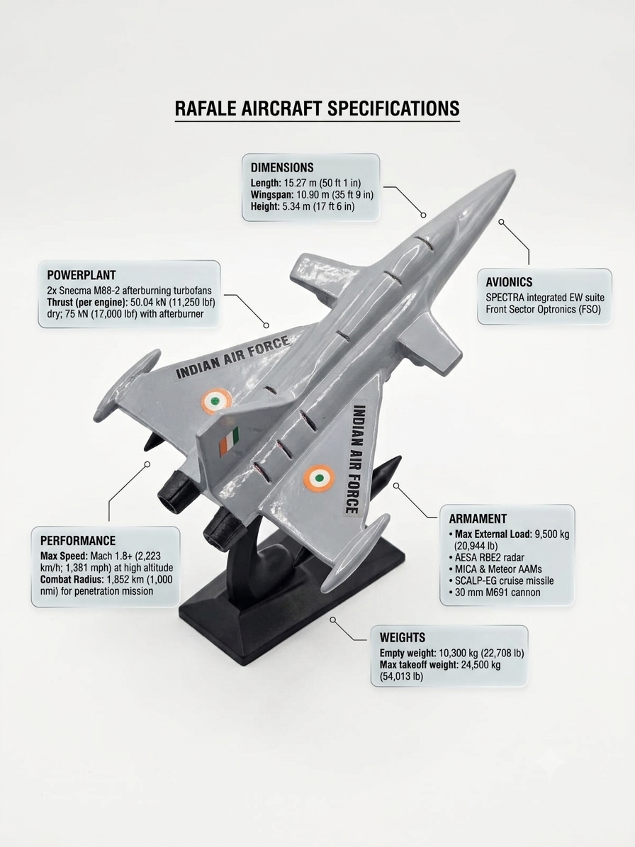 RAFALE MINIATURE INDIAN AIR FORCE