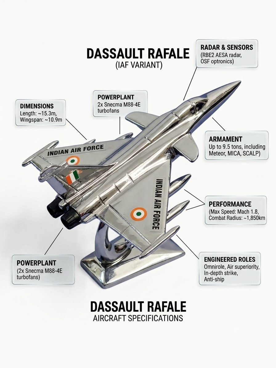 RAFALE MINIATURE CROM IAF