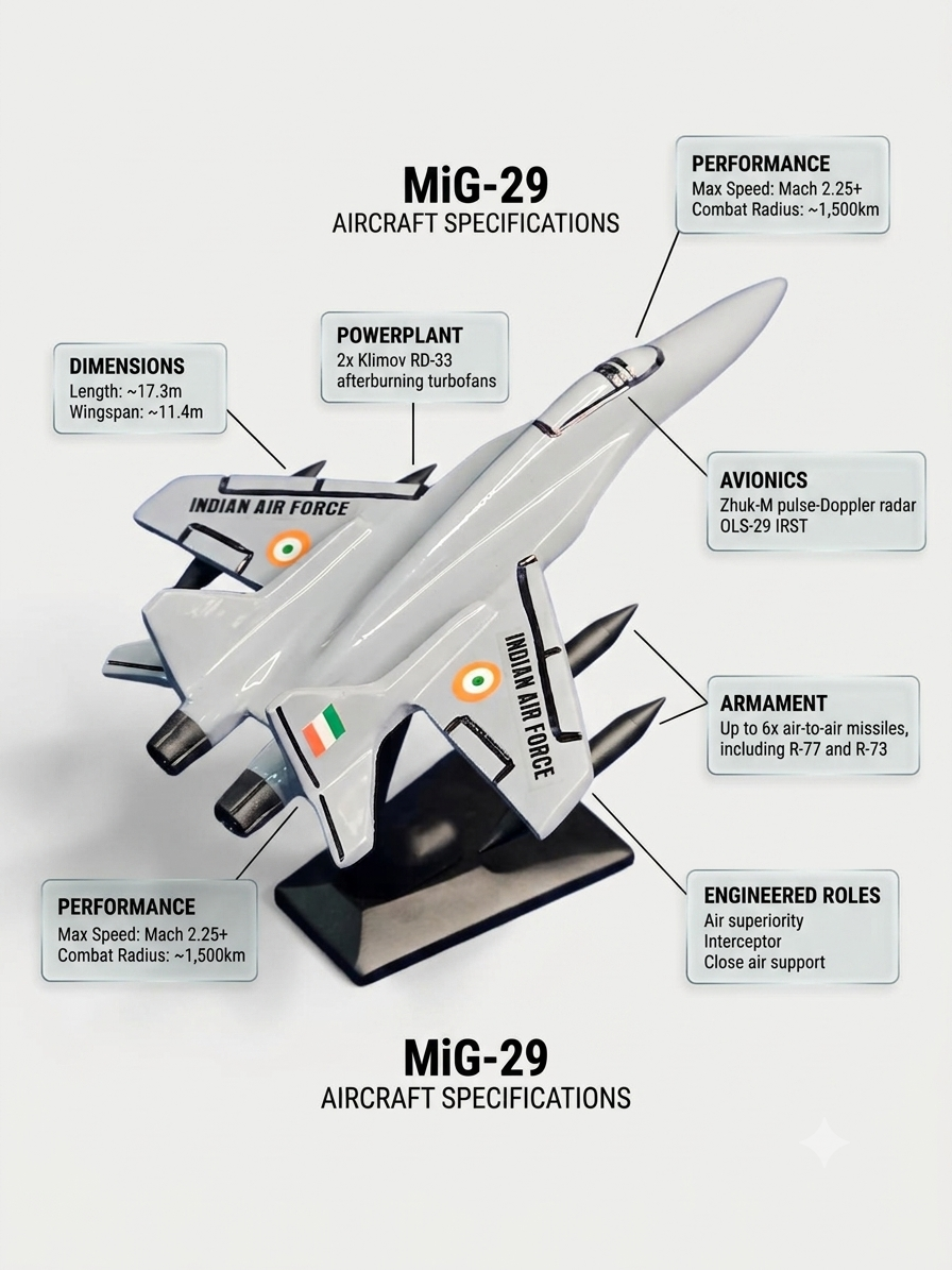 MIG-29 MINIATURE INDIAN AIR FORCE