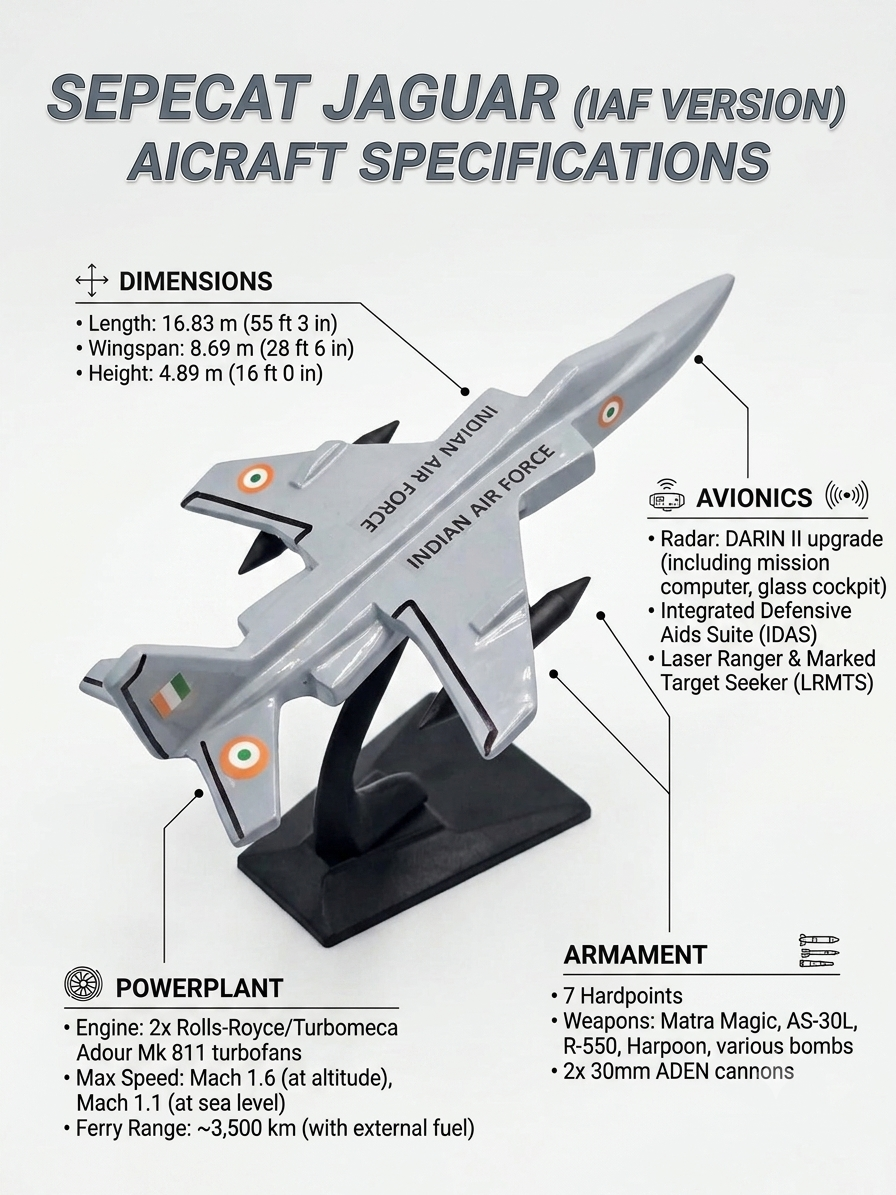 JAGUAR MINIATURE INDIAN AIR FORCE